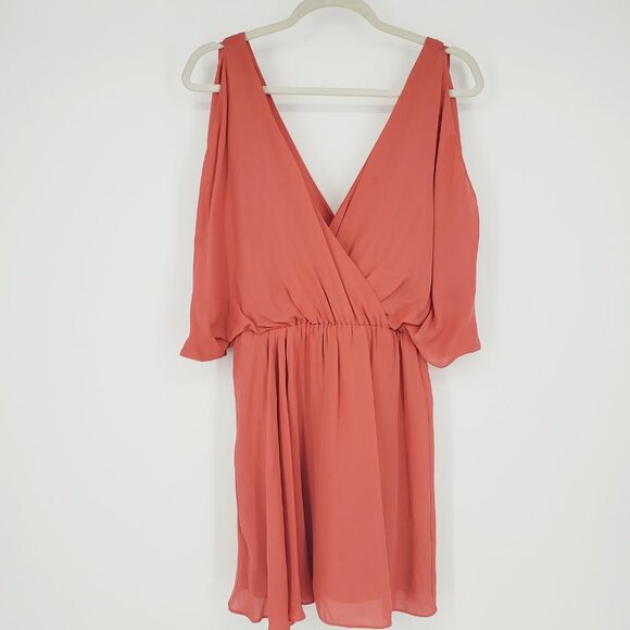 Haute Hippie Coral Mini Dress - Picture 3 of 12